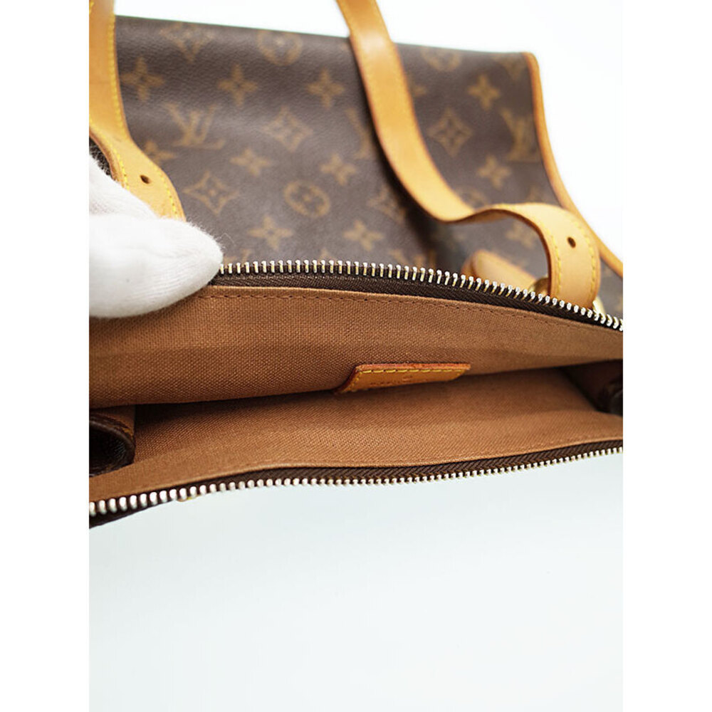 Louis Vuitton Bag Monogram Shoulder Brown Leather Popincourt - Picture 5 of 8